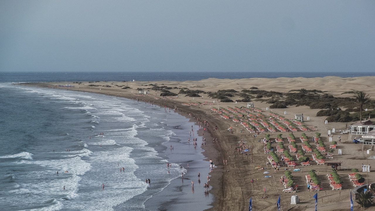 A view of Maspalomas.